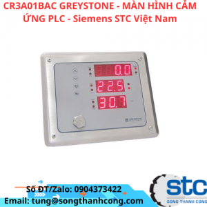 CR3A01BAC GREYSTONE - MÀN HÌNH CẢM ỨNG PLC - Siemens STC Việt Nam