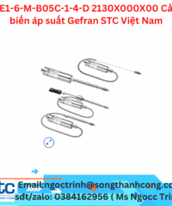 ME1-6-M-B05C-1-4-D 2130X000X00 Cảm biến áp suất Gefran STC Việt Nam