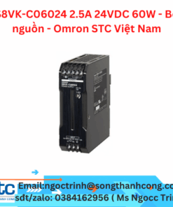 S8VK-C06024 2.5A 24VDC 60W - Bộ nguồn - Omron STC Việt Nam