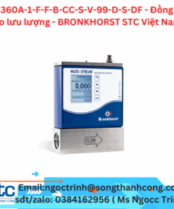 D6360A-1-F-F-B-CC-S-V-99-D-S-DF - Đồng hồ đo lưu lượng - BRONKHORST STC Việt Nam