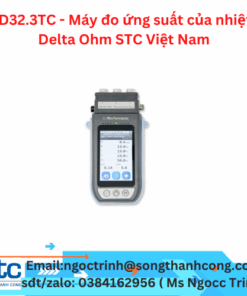 HD32.3TC - Máy đo ứng suất của nhiệt - Delta Ohm STC Việt Nam