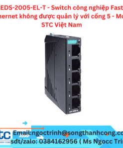 EDS-2005-EL-T - Switch công nghiệp Fast Ethernet không được quản lý với cổng 5 - Moxa STC Việt Nam