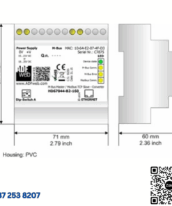HD67044-B2-160 Bộ Chuyển Đổi M-Bus / Modbus TCP Converter ADFWeb Việt Nam