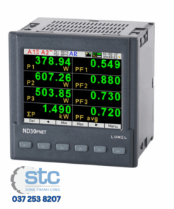 ND30PNET Đồng hồ đo mạng điện có Ethernet Power network meter with Ethernet, recording and graphical screen Lumel Việt Nam