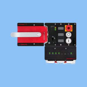 MGB2-L1HB-EC-U-S7-MA-L 170736 Set phím MGB2-L1...-EC (2 nút bấm, dừng khẩn cấp, nguyên lý dòng kín, côn trục bên trái Euchner