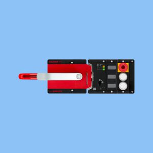 MGB2-L1HE-MLI-U-DA-L-165568 Set khóa MGB2-L1... (2 nút bấm, dừng khẩn cấp, nguyên lý dòng điện kín, bản lề cửa bên trái Euchner