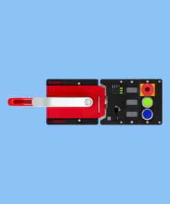 MGB2-L1HE-MLI-U-MA-L 165207 Set khóa MGB2-L1... (2 nút bấm, dừng khẩn cấp, nguyên lý dòng điện kín, bản lề cửa bên trái Euchner