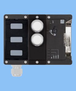 MGB2-L2-BR-U-XB7S0-DY-R 164400 Mô-đun khóa MGB2-L2-BR... (2 nút bấm, nguyên lý dòng điện mở, thanh khóa bên phải Euchner