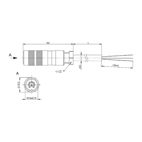 BKS-S 32M-10 Kết nối Balluff