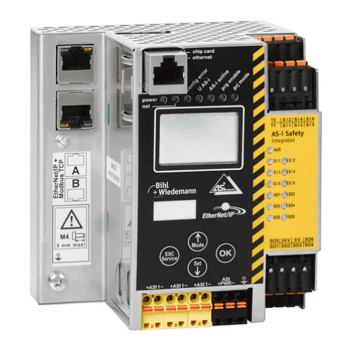 BWU3542 Gateway ASi-3 EtherNet/IP + Modbus TCP tích hợp bộ giám sát an toàn Bihl+Wiedemann Bihl-Wiedemann