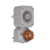 D2xC2LD2DC024AN3A1R/B Còi báo động kết hợp đèn LED 24VDC E2S