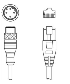 KSS ET-M12-4A-RJ45-A-P7-020 Cáp Ethernet M12 sang RJ45 dài 2 m Leuze