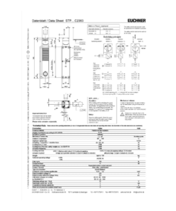STP3A-4141C024MC2363 Công tắc/cảm biến an toàn Euchner