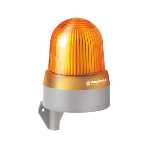 432.300.75 Đèn LED tích hợp còi siren lắp tường 32 âm 24VAC/DC màu vàng WERMA