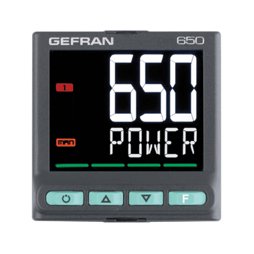 650-C-RRR-00031-1-G-A00 Bộ điều khiển PID một vòng kích thước một phần mười sáu DIN Gefran