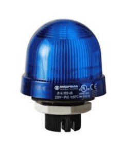 816.500.55 Đèn báo LED sáng liên tục lắp âm 24VAC/DC màu xanh dương WERMA Vietnam