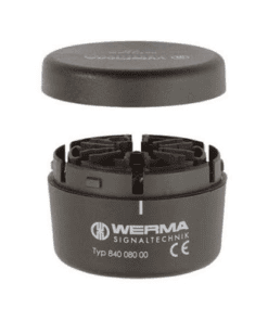 840.080.00 Phần tử đấu nối lắp ống 12-230VAC/DC màu đen WERMA Vietnam