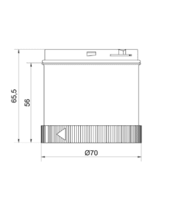 860.640.12 Thiết bị WIN slave performance KS 71 24VAC/DC màu đen WERMA