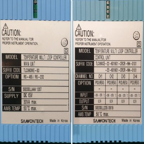 TLC990C-22-D09K01-CRCR-NN-0101 Bộ điều khiển nhiệt độ đa kênh Samwontech Vietnam