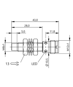 BESM08ED-NSC25F-S04G Cảm biến tiệm cận cảm ứng Balluff