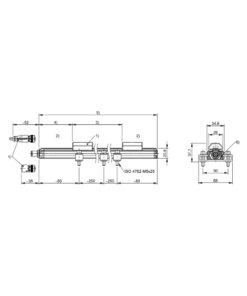 BTL PF1400-1300-C15AE0A0-000S15 Cảm biến vị trí Balluff