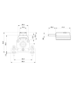 BTL5-M-2814-1S Nam châm cho cảm biến vị trí dạng profile Balluff