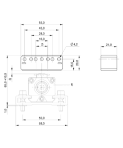 BTL5-P-5500-2 Phụ kiện dành cho cảm biến vị trí từ giảo Balluff