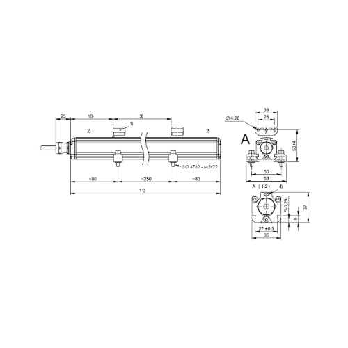 BTL7-A501-M0550-P-S32 Cảm biến vị trí Balluff