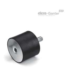 DVA.2-8-8-M3-6-55 Đệm chống rung cao su đế thép ELESA+GANTER