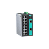 EDS-316-T Switch Ethernet công nghiệp không quản lý 16 cổng- -40 đến 75 °C Moxa