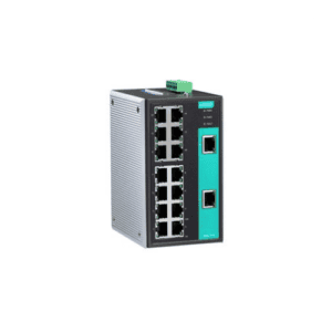 EDS-316-T Switch Ethernet công nghiệp không quản lý 16 cổng- -40 đến 75 °C Moxa
