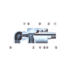 KCF 50A-25A Khớp nối xoay Showa Giken
