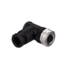 KD 095-4 Đầu nối M12 góc 4 chân Leuze