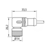 KST5A-10/M12 Cáp kết nối cảm biến M12 Microsonic