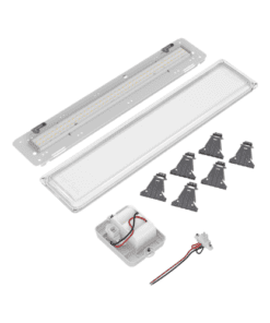 MAX KIT-600 G2 2500 HF EB3/S 840 FR/PC Bộ đèn LED công nghiệp IP66/67 kèm pin chiếu sáng sự cố 3 giờ Glamox