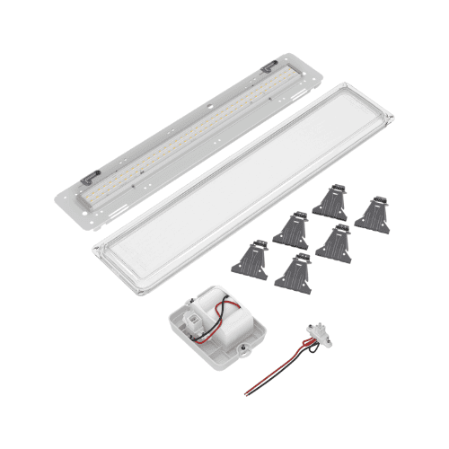 MAX KIT-600 G2 2500 HF EB3/S 840 FR/PC Bộ đèn LED công nghiệp IP66/67 kèm pin chiếu sáng sự cố 3 giờ Glamox