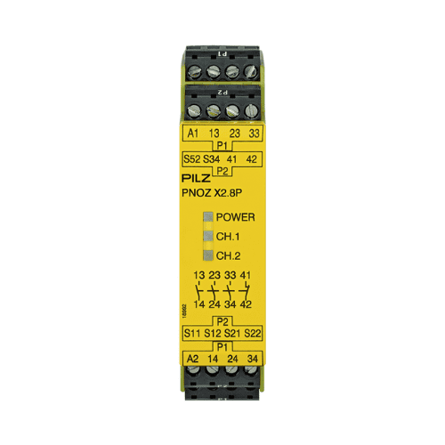 PNOZ X2.8P 24VACDC 3n/o 1n/c Rơ-le an toàn Pilz