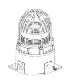 STExB2X10DC024AS5M1R/Y Đèn chớp Xenon chống cháy nổ 10 J- màu vàng E2S